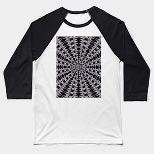 Planet X Space Art Optical illusion Patterns Baseball T-Shirt